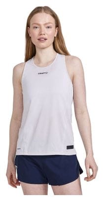 Camiseta de tirantes Craft Pro Hypervent para mujer Blanca