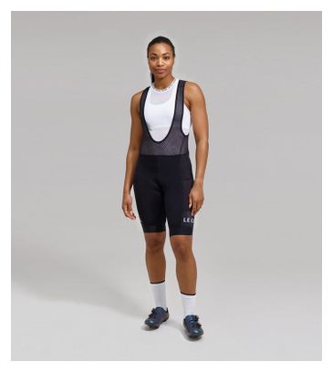 Women's Le Col Sport Cargo Bib Shorts Black/Black