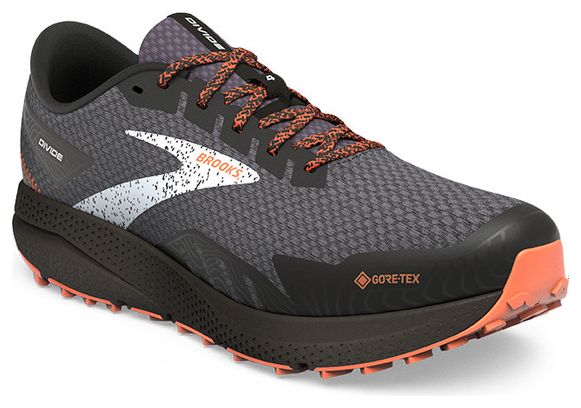 Brooks Divide 4 GTX Uomo Scarpe da Trail Nero Rosso