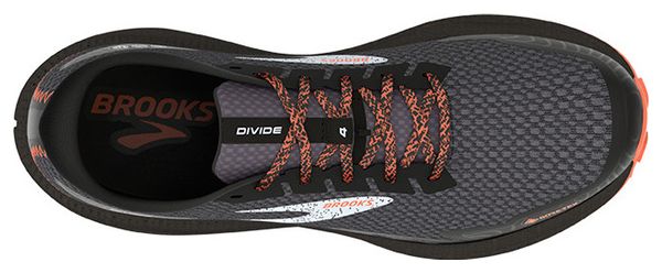 Brooks Divide 4 GTX Heren Trailschoenen Zwart Rood