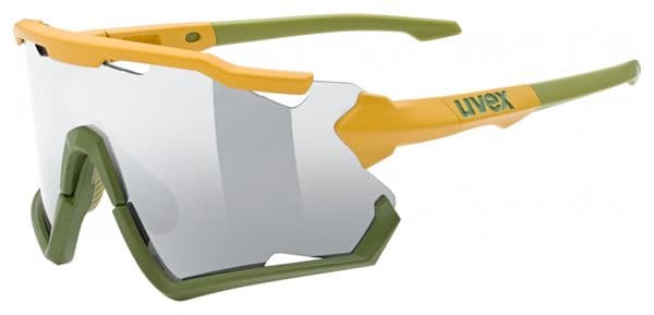 UVEX Sportstyle 228 Sonnenbrille Senf / Olive Mat