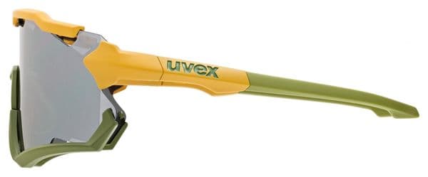 Lunettes UVEX Sportstyle 228 Jaune Moutarde / Vert olive Mat