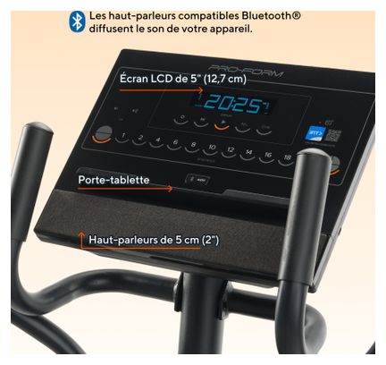 Vélo Elliptique Sport  / 20 niveaux de résistance