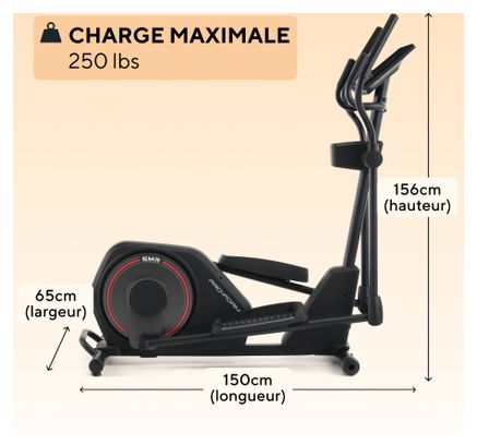 Vélo Elliptique Sport  / 20 niveaux de résistance