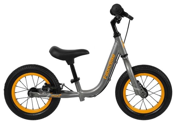 FabricBike Mini Pro - Vélo d'enfant sans pédales  12  Graphite et Orange