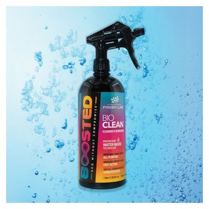 Finish Line Boosted Bio Clean reinigings- en ontvettingsspray op waterbasis 1 l