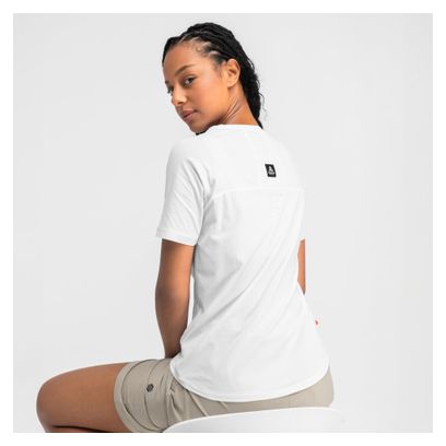 T-shirt randonnée manches courtes femme Plitvice Blanc