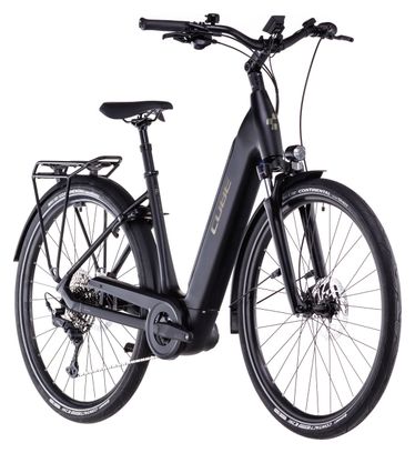 Vélo de Ville Électrique Cube Supreme Hybrid Pro 625 Easy Entry Shimano Cues 11V 625 Wh 700 mm Noir