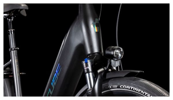 Vélo de Ville Électrique Cube Supreme Hybrid Pro 625 Easy Entry Shimano Cues 11V 625 Wh 700 mm Noir