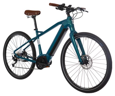Vélo Fitness Électrique Bicyklet Gabriel Shimano Altus 9V 500 Wh 700 mm Turquoise Metallic