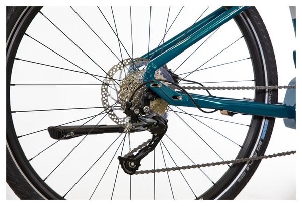 Bicyklet Gabriel Bicicleta eléctrica de fitness Shimano Altus 9S 500 Wh 700 mm Teal metálico