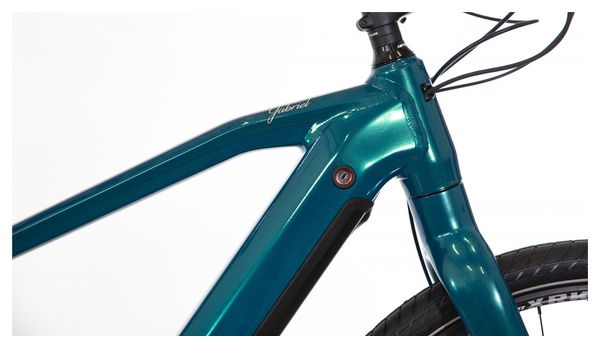 Bicyklet Gabriel Bicicleta eléctrica de fitness Shimano Altus 9S 500 Wh 700 mm Teal metálico