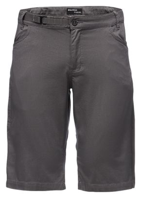 Pantalones cortos de escalada Black Diamond Credo para hombre - Gris Carbono