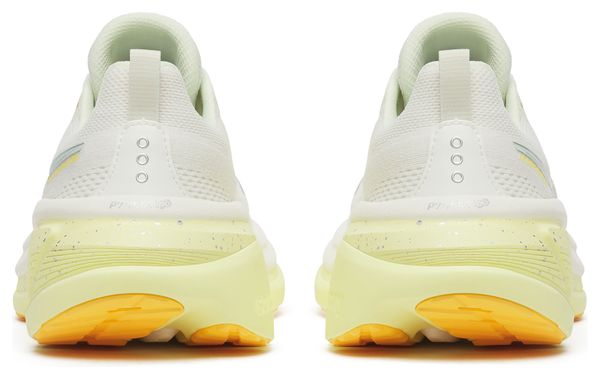 Saucony Hurricane 25 Women's Running Shoes in White/Yellow