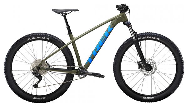 VTT Semi-Rigide Trek Roscoe 6 Shimano Deore 10V 27.5''Plus Vert Olive / Bleu 2023