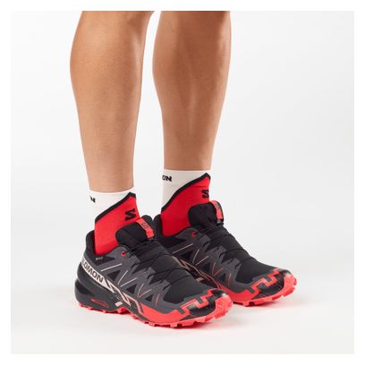 Scarpe Trail Salomon Speedcross 6 GTX Nero/Rosso Uomo