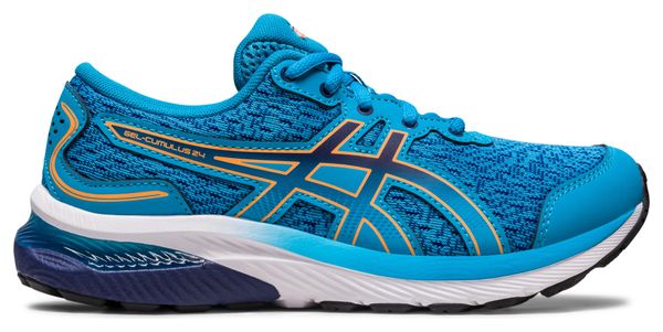 Asics Gel Cumulus 24 GS Scarpe da corsa Blu Bambino