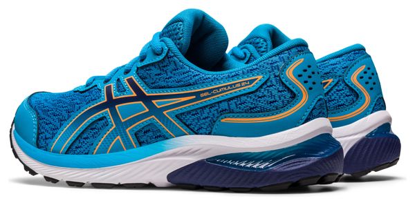 Asics Gel Cumulus 24 GS Scarpe da corsa Blu Bambino