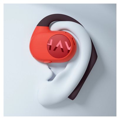 Ecouteurs à conduction osseuse HAYLOU PurFree OW01 Bluetooth Rouge