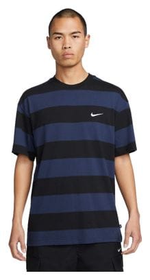 T-shirt manches courtes Nike SB Stripe Midnight Bleu Noir