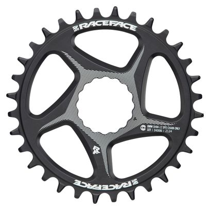 RaceFace Cinch Direct Mount Wide Shimano 12V Zwart kettingblad