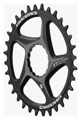 RaceFace Cinch Direct Mount Wide Shimano 12V Zwart kettingblad