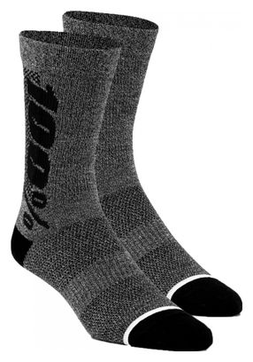 Pair of 100% Cosmos Black Socks