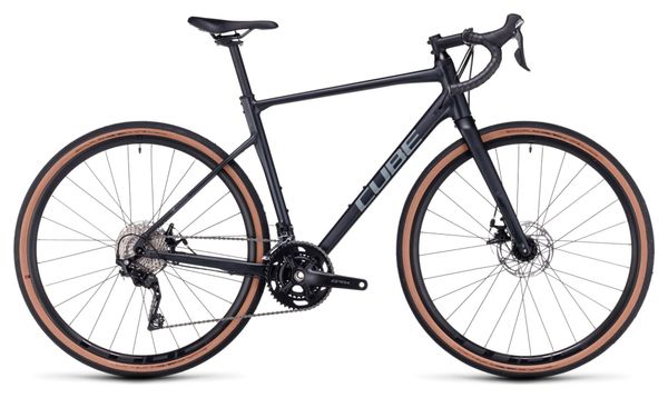 Cube Nuroad Pro Gravel Bike Shimano GRX 10S 700 mm Metal Black 2023