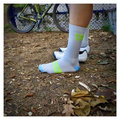 Chaussettes de cyclisme unisexes avec renforts hauts Mooquer Grey Stan Evo II