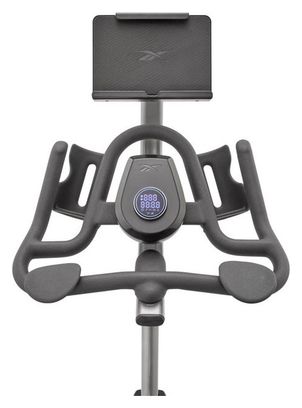 Vélo Indoor Cycling Reebok Z-Tech - Kinomap et Zwift - roue d'inertie 20kg - frein électromagnétique - poids max 150kg