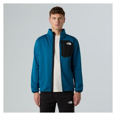 The North Face Crest Fleece Jas Blauw Heren