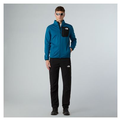 The North Face Crest Fleece Jas Blauw Heren