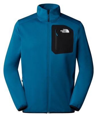 The North Face Crest Fleece Jas Blauw Heren