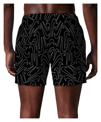 Costume da bagno Nike Swim Breaker Logofetti nero da uomo