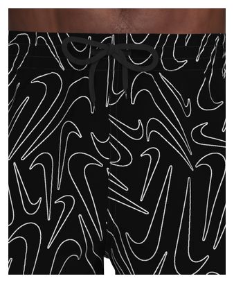 Costume da bagno Nike Swim Breaker Logofetti nero da uomo
