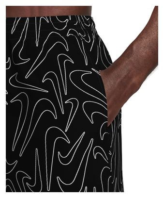 Costume da bagno Nike Swim Breaker Logofetti nero da uomo