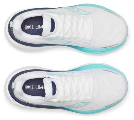 Saucony Hurricane 25 hardloopschoenen wit/blauw dames