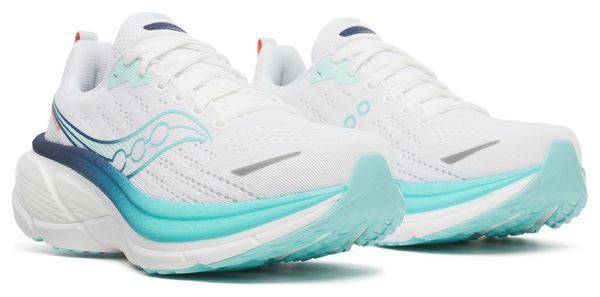 Saucony Hurricane 25 hardloopschoenen wit/blauw dames