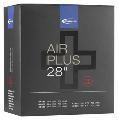 Schwalbe Air Plus 28'' SV17AP Camera d'aria Presta 40 mm