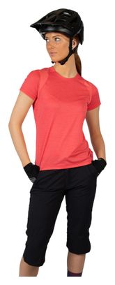 Pantalones cortos 3/4 con piel Endura Hummvee Negro Mujer