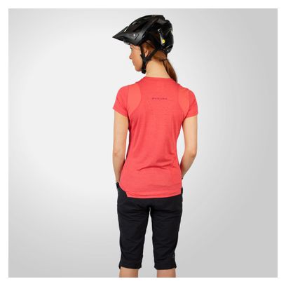 Pantalones cortos 3/4 con piel Endura Hummvee Negro Mujer