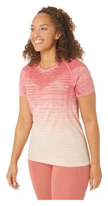 Asics Women's Seamless Pink Short-Sleeved Jersey