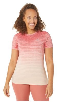 Asics Women's Seamless Pink Short-Sleeved Jersey