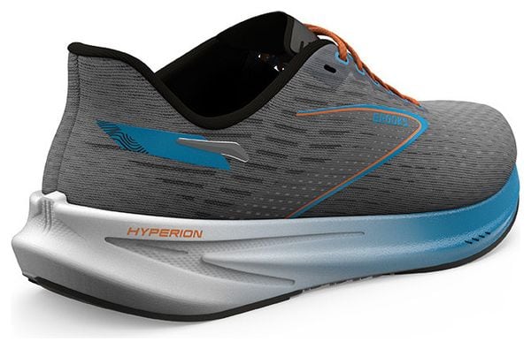 Brooks Hyperion Grey Blue Men's Running Shoes