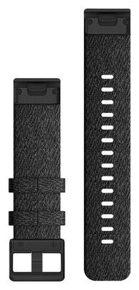 Garmin QuickFit 20 mm Nylon Armband schwarz meliert