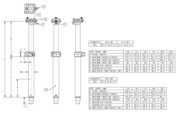 Fox Transfer Neo Dropper Seatpost Wireless Black (With Control)