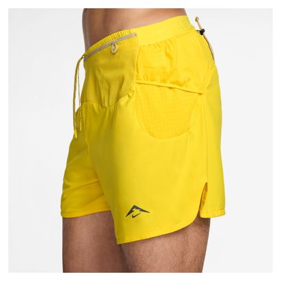 Heren Nike Dri-Fit ADV Second Sunrise 5in Geel Korte Broek