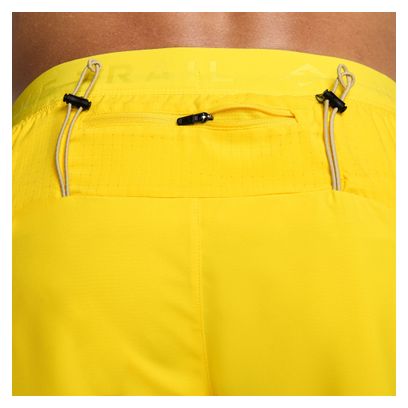 Heren Nike Dri-Fit ADV Second Sunrise 5in Geel Korte Broek
