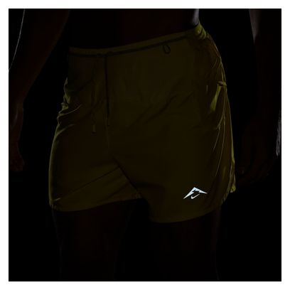 Heren Nike Dri-Fit ADV Second Sunrise 5in Geel Korte Broek
