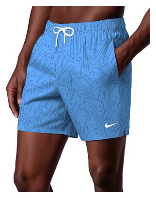 Short de Bain Nike Swim Breaker Logofetti Bleu Homme